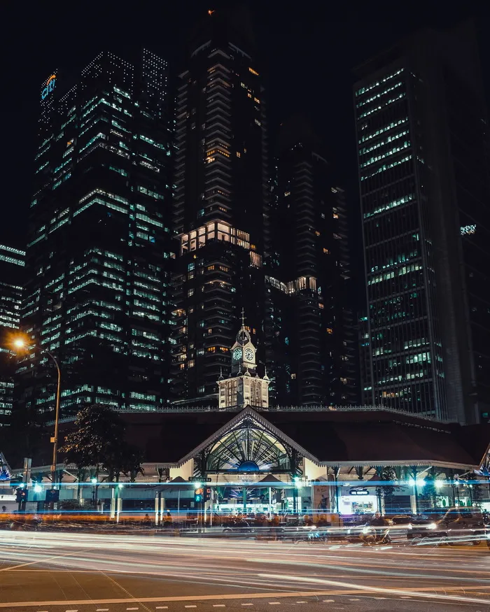 高清唯美城市夜景高楼大厦