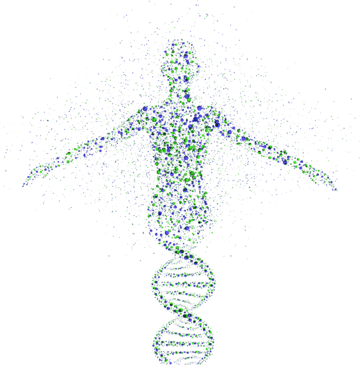 人体基因图科技kv主视觉