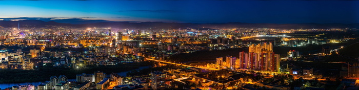 高清城市夜景风景