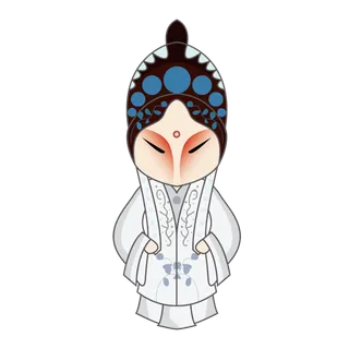 卡通京剧戏剧人物脸谱插画PNG图片 国潮中国风Q版戏剧人物PS素材 卡通京剧戏剧人物脸谱插画PNG图片 国潮中国风Q版戏剧人物PS素材