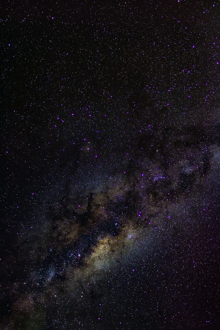 黑色星空摄影素材