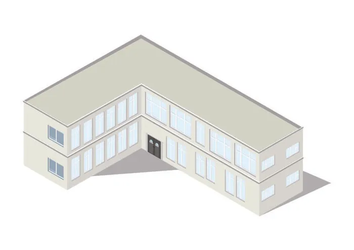 分析图素材图标集合景观建筑立面插画场景AI矢量图形设计eps,ai矢量模版下载