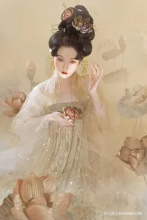 CG古风唯美汉服少女图片