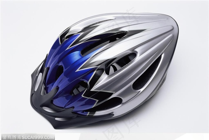 运动装备-银色的头盔