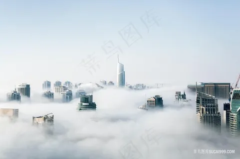 4K高清电脑手机壁纸云雾中的城市风景图片 4K高清电脑手机壁纸云雾中的城市风景图片