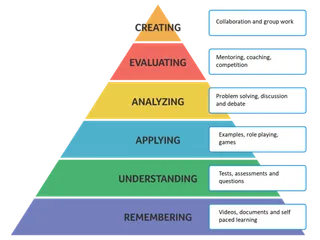 流程金字塔分层多彩