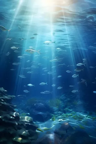 海底海洋鱼背景