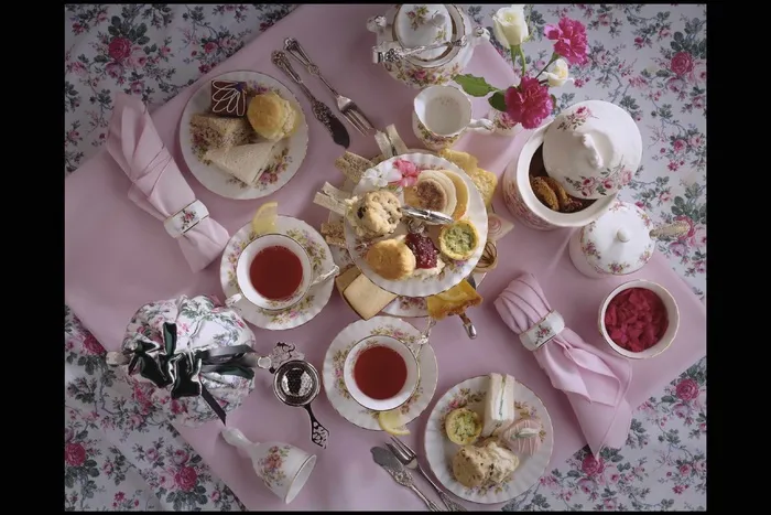 简约风唯美浪漫美食餐具桌面摄影素材 (215)