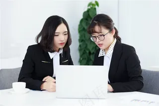 商务白领人像特写