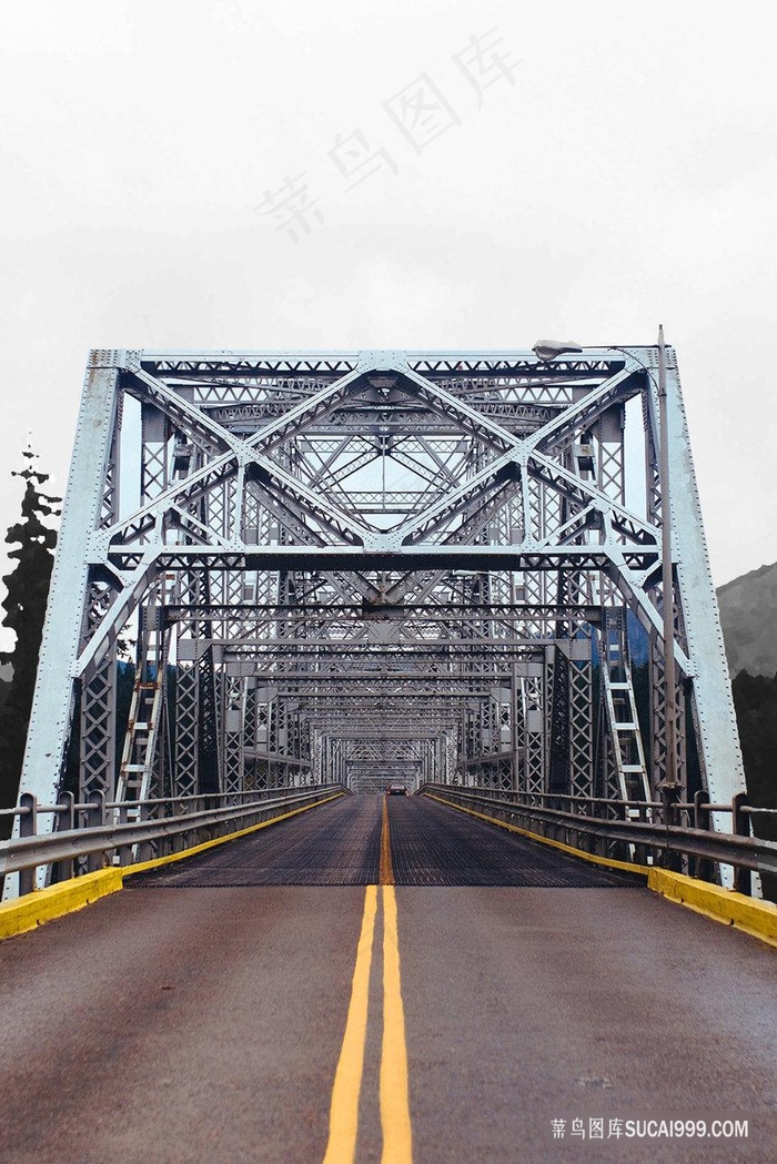 唯美天桥公路美景装饰画