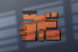 设计现代认识品牌样机