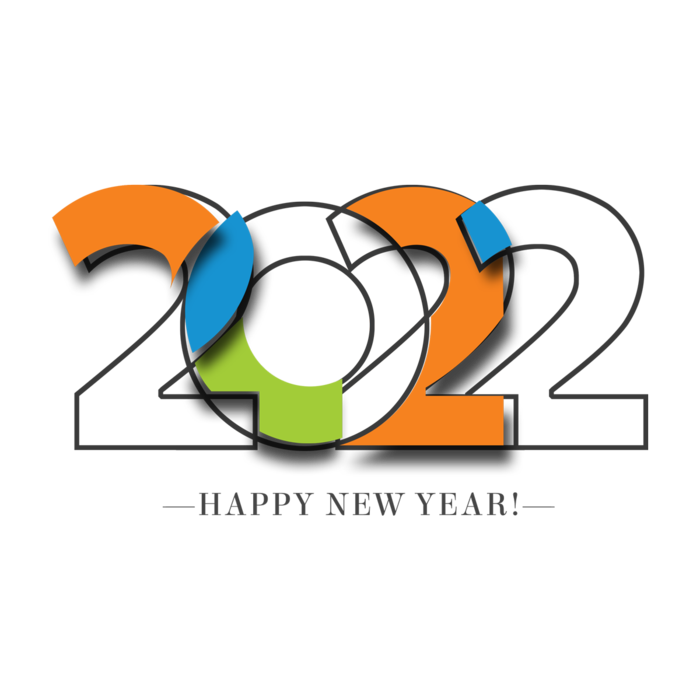 2022新年艺术创意字体虎年3D立体标题数字文字png免抠字素材