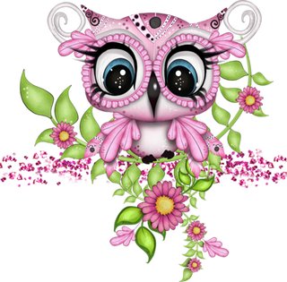 猫头鹰粉色