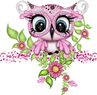 猫头鹰粉色