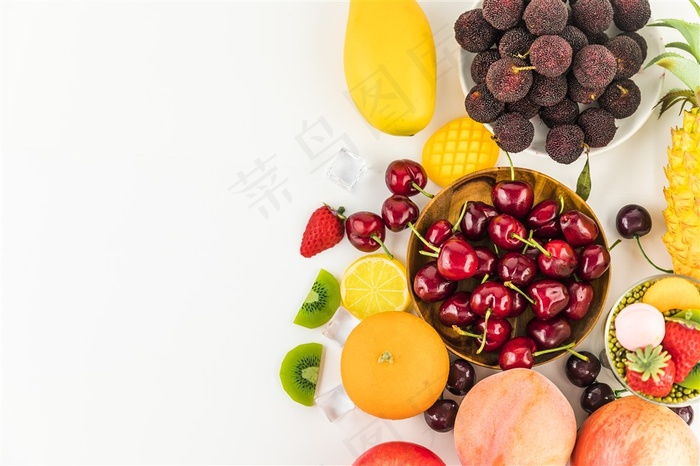 新鲜红色水果樱桃车厘子