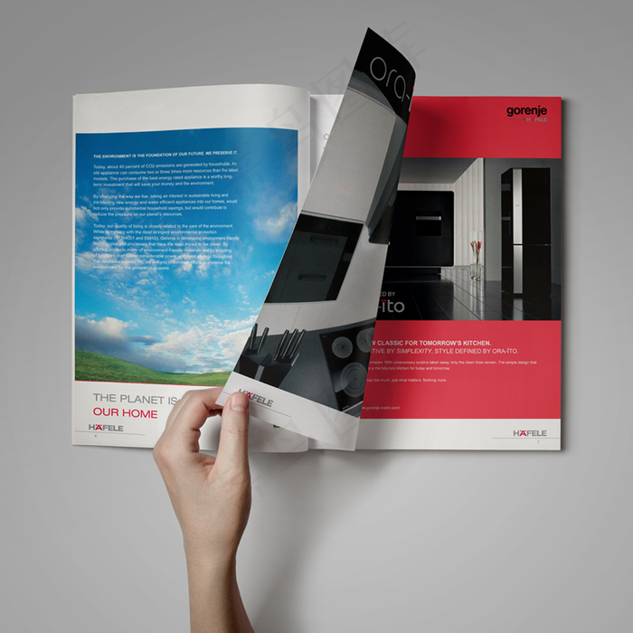 智能模板-杂志、海报