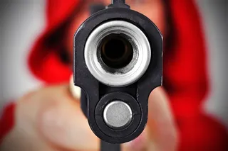 枪管特写高清摄影图片