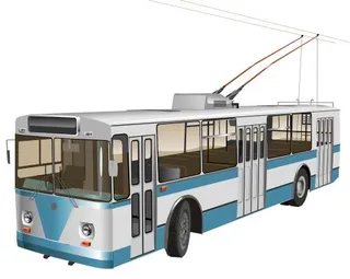 无轨电车 PNG免抠