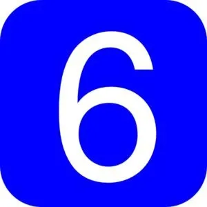 数字 6免抠(300x300)