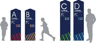 导视牌标识牌指示牌指引牌