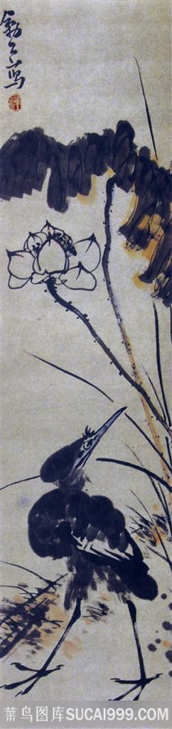 国画名家作品-李苦禅的春夏秋冬---夏