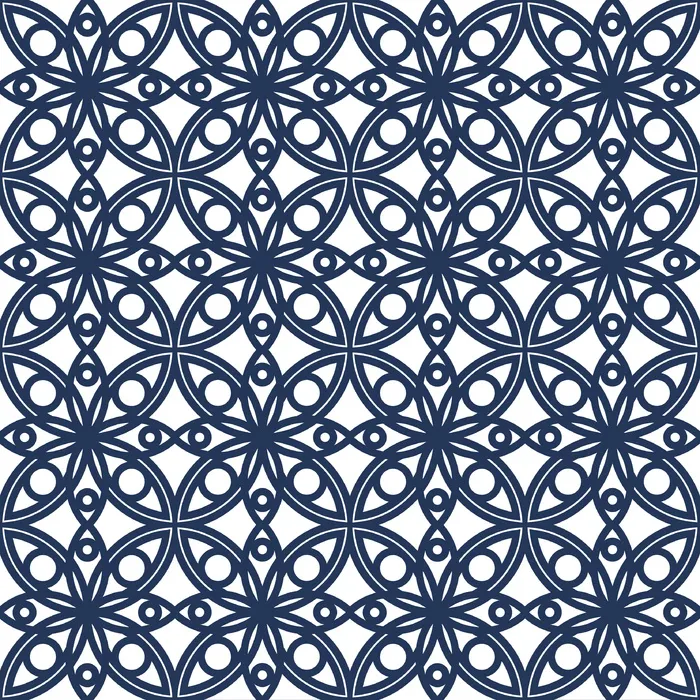 古典线条底纹蓝色设计背景