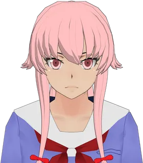 粉头发女孩素材人物