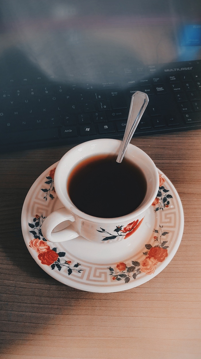 黑色美味咖啡摄影素材