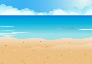 夏天海滩大海背景