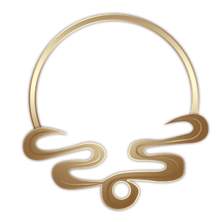 中国风中式传统祥云图案国潮古风边框云纹装饰元素PNG免抠素材图