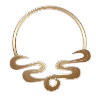 中国风中式传统祥云图案国潮古风边框云纹装饰元素PNG免抠素材图