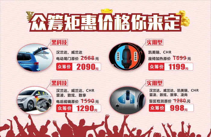 售后服务部众筹活动 1cdr矢量模版下载