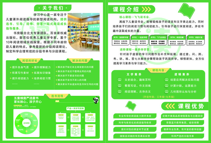 A4宣传单cdr矢量模版下载