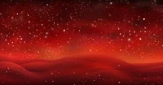 红色闪光粒子金色光芒背景