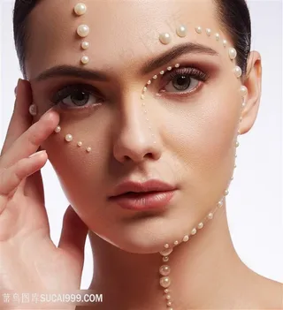 化妆品模特美容