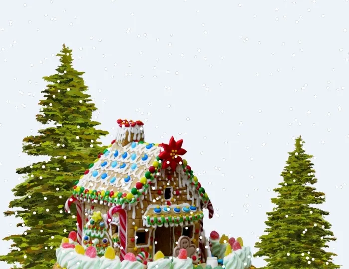 圣诞节冬天背景风景