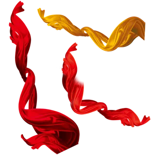 红色飘带免扣素材