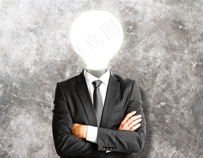 登台阶的商务人士高清素材