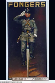 自行车故事-骑自行的军官