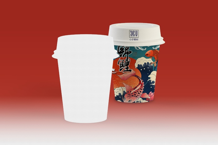 中国风国潮新春春节包装样机模板