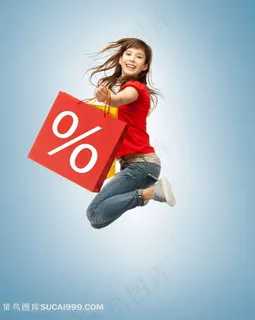 高高跃起的牛仔裤美女图片