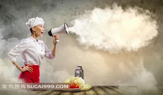 漂亮女厨师高清图片