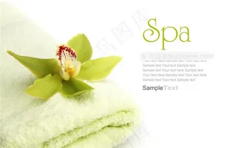 精油毛巾等SPA用品高清图片