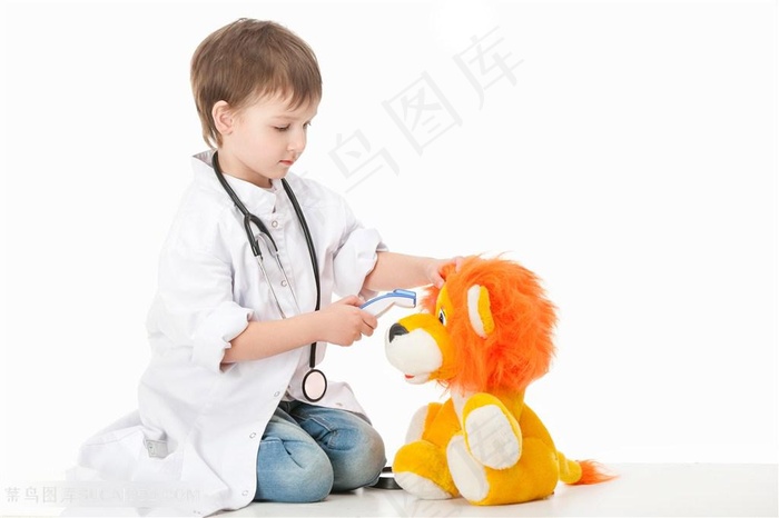 可爱的儿童医生高清图片