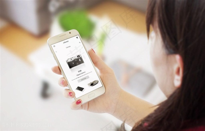 商务手机购物网购高清图片