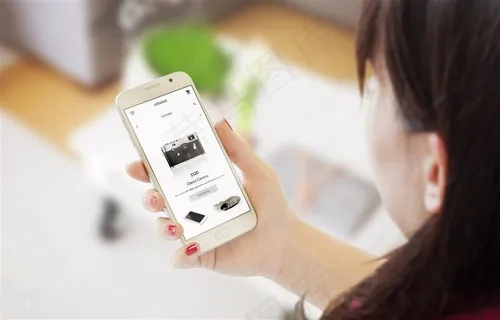 商务手机购物网购高清图片