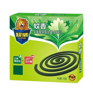 超威 微烟加大盘植物艾草清香型蚊香 10圈 10片／1盒超市商品白底图免抠实物摄影png格式图片透明底