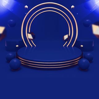 立体C4D场景电商首页主图直通车促销banner海报背景PSD素材