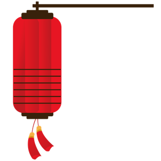 卡通手绘灯笼中秋节元宵节花灯新年海报元素PNG免扣PS素材