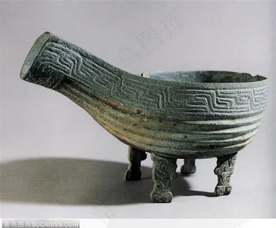 中华传统工艺品-古老的青铜酒杯